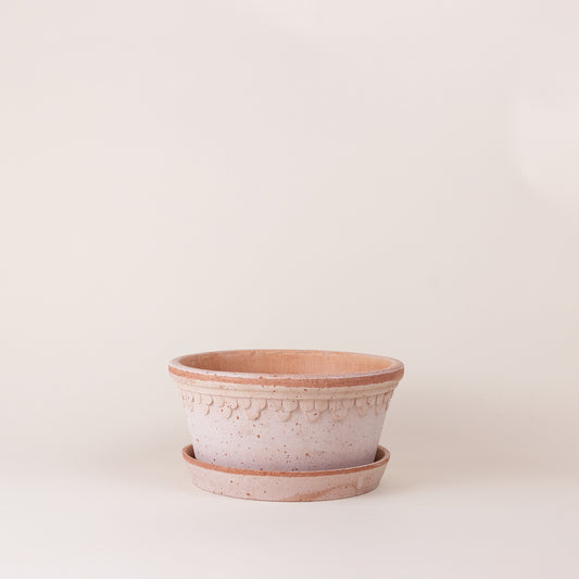 Copenhagen Ø21 Low Planter with Saucer