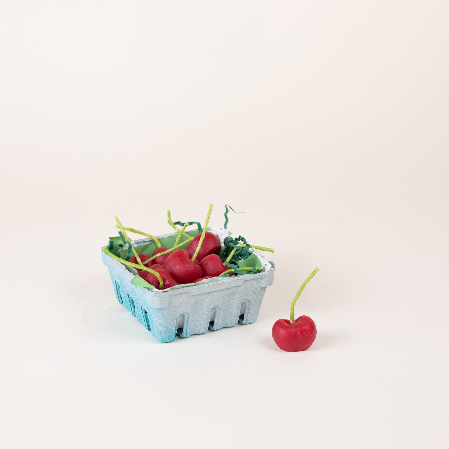 Cherry Birthday Candles, Set of 5