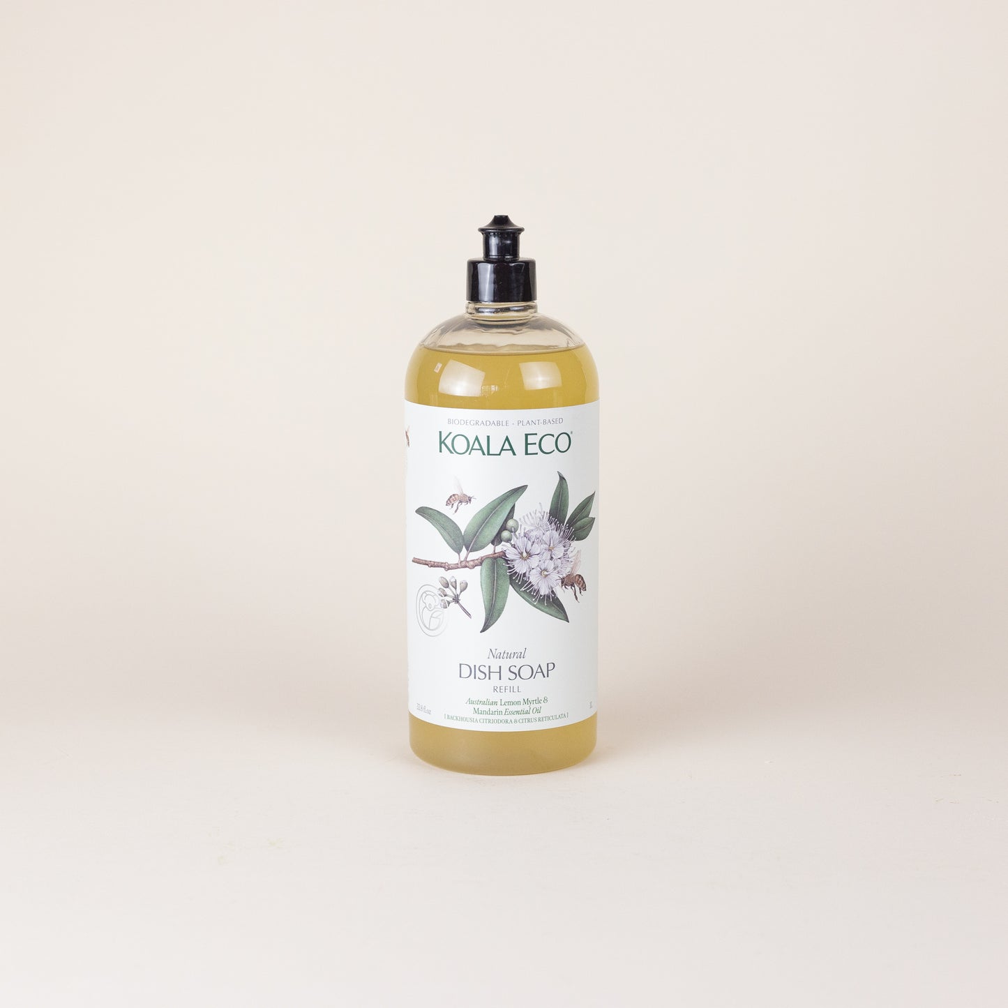 Natural Dish Soap Lemon Myrtle & Mandarin, Refill
