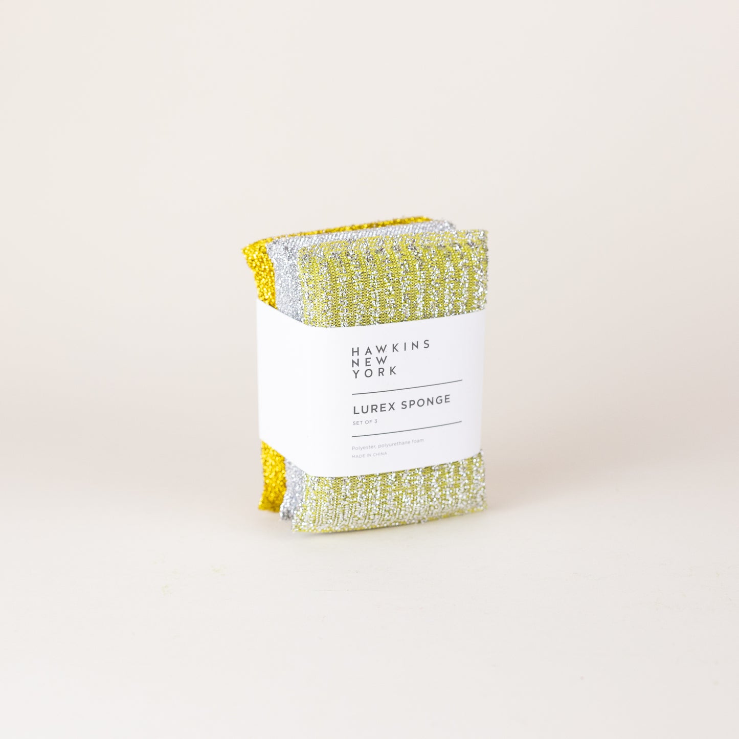 Lurex Sponge - Gold/Silver