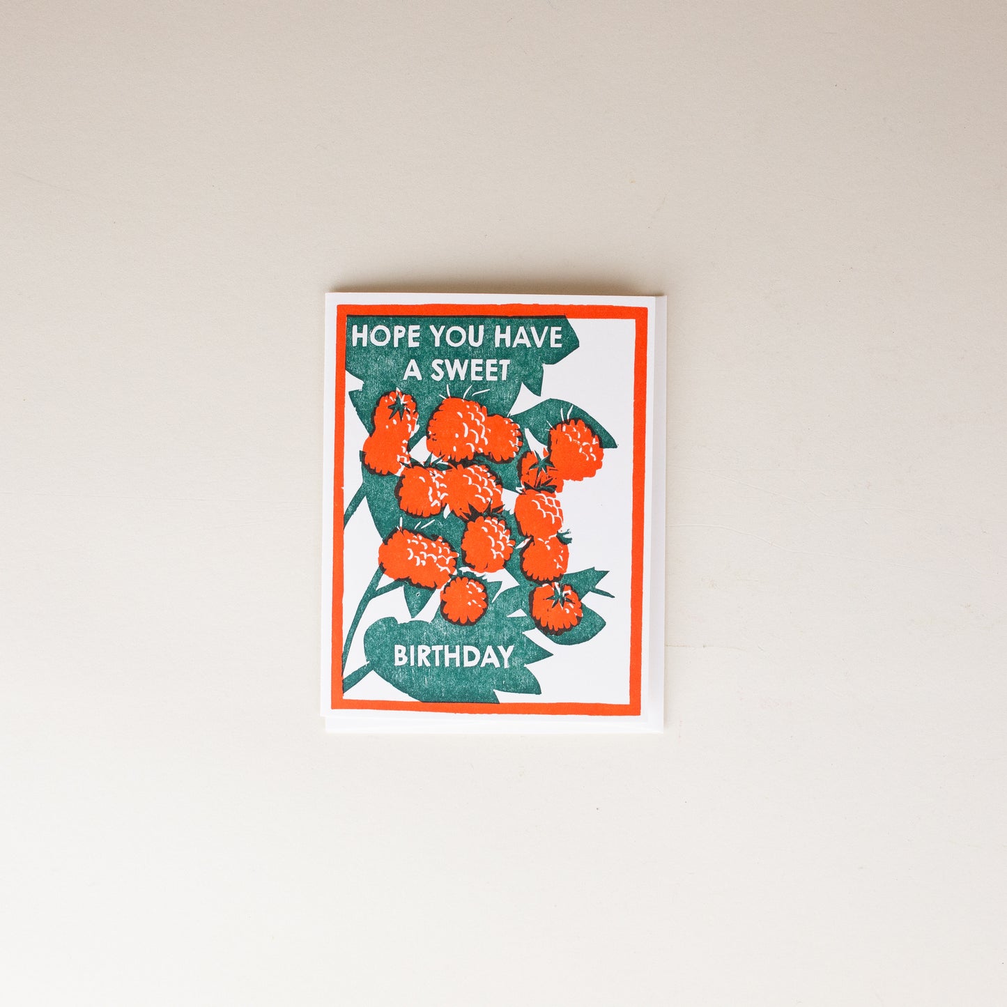 Sweet Birthday Letterpress Card