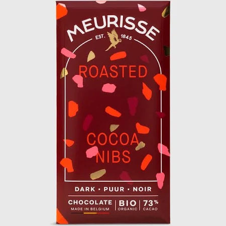Meurisse Dark Chocolate with Roasted Cocoa Nibs