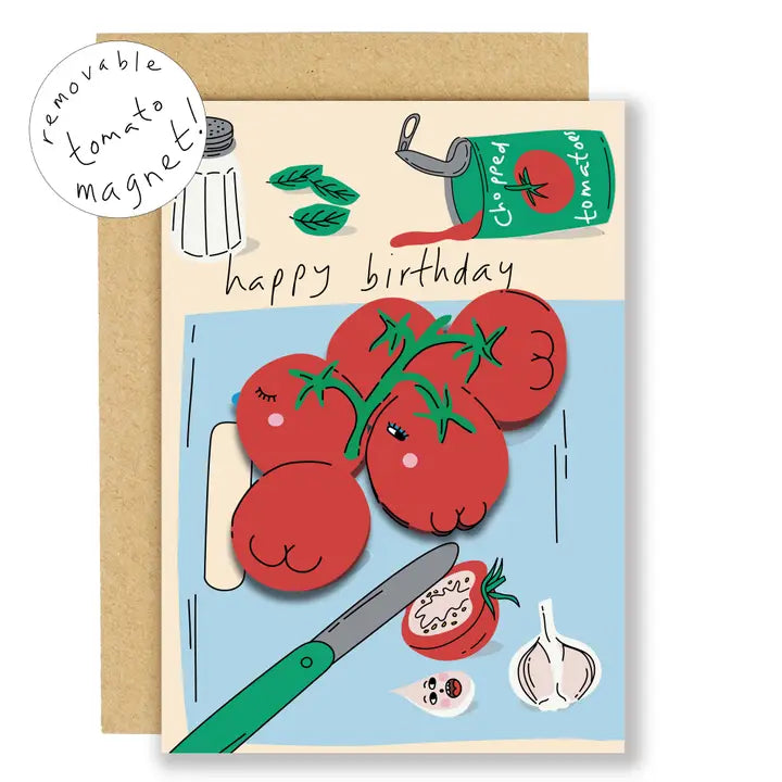 Tomato Magnet Card
