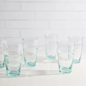 Moroccan Beldi Glassware - Clear