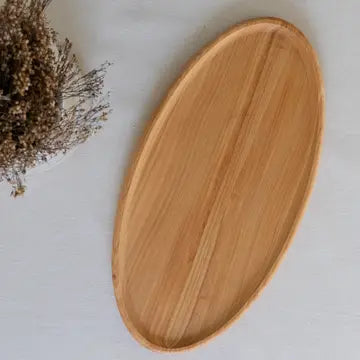 Oval Wood Serving Platter