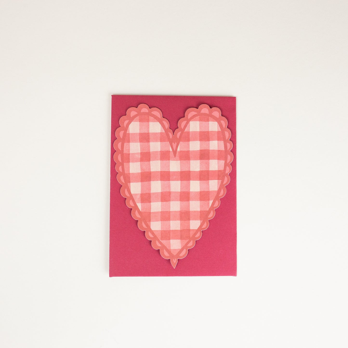 Red Heart Heart Card