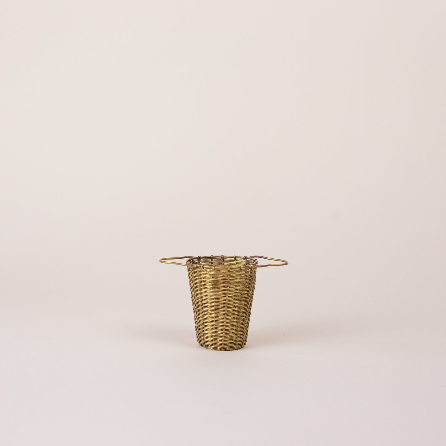 Bellocq Brass Deep Basket Tea Strainer