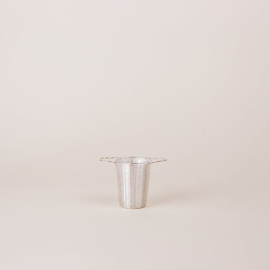 Bellocq Silver Deep Basket Tea Strainer