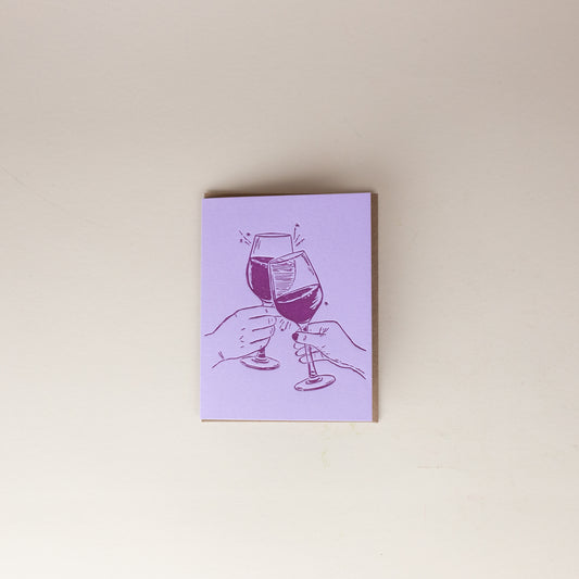 Wine Cheers Card