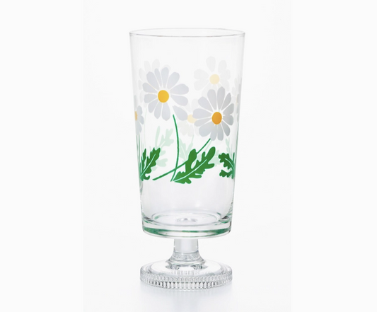 Retro Footed Parfait Glass - Daisy