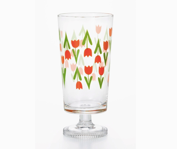 Retro Footed Parfait Glass - Tulip