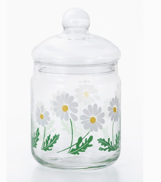 Retro Medium Jar - Daisy