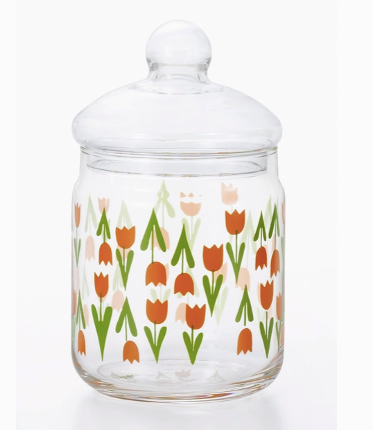 Retro Medium Jar - Tulip