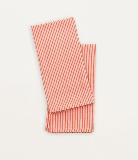 Pinstripe Cotton Gauze Napkin, Set of 2