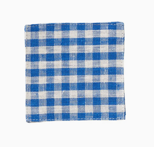 Linen Coaster - Blue