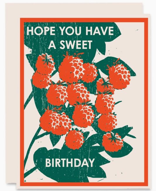 Sweet Birthday Letterpress Card